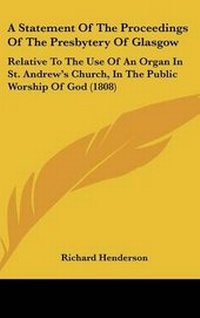 Enlarge image Cover: A Statement of the Proceedings of the Presbytery of Glasgow - Kessinger Publishing