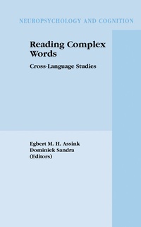 Abbildung von: Reading Complex Words - Kluwer Academic/Plenum Publishers