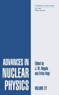 Cover: Advances in Nuclear Physics - Springer