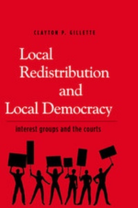 Enlarge image Cover: Local Redistribution and Local Democracy - Yale University Press