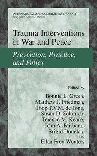Enlarge image Cover: Trauma Interventions in War and Peace - Kluwer Academic/Plenum Publishers