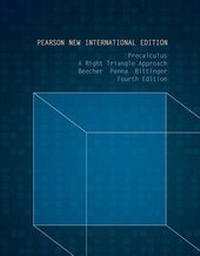 Enlarge image Cover: Precalculus:A Right Triangle Approach PNIE, plus MyMathLab without eText - Pearson Education Limited