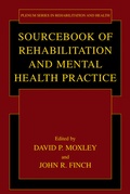 Cover: Sourcebook of Rehabilitation and Mental Health Practice - Springer