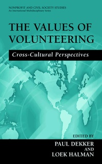 Enlarge image Cover: The Values of Volunteering - Kluwer Academic/Plenum Publishers