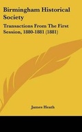 Cover: Birmingham Historical Society - Kessinger Publishing
