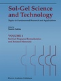 Cover: Sol-Gel Science and Technology - Springer