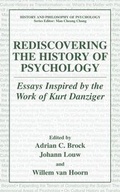Cover: Rediscovering the History of Psychology - Springer