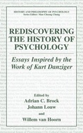 Cover: Rediscovering the History of Psychology - Springer