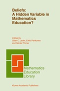 Bild: Beliefs: A Hidden Variable in Mathematics Education? - Plenum Publishing Corporation