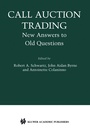 Cover: Call Auction Trading - Springer
