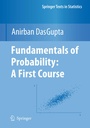 Cover: Fundamentals of Probability: A First Course - Springer