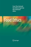 Cover: Food Ethics - Springer