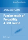 Cover: Fundamentals of Probability: A First Course - Springer