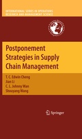 Cover: Postponement Strategies in Supply Chain Management - Springer
