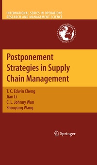 Enlarge image Cover: Postponement Strategies in Supply Chain Management - Springer