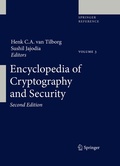 Cover: Encyclopedia of Cryptography and Security - Springer