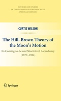 Cover: The Hill-Brown Theory of the Moon's Motion - Springer
