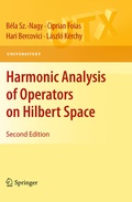Cover: Harmonic Analysis of Operators on Hilbert Space - Springer