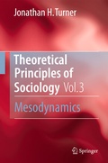 Cover: Theoretical Principles of Sociology, Volume 3 - Springer