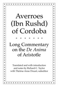 Cover: Long Commentary on the De Anima of Aristotle - Yale University Press