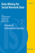Cover: Data Mining for Social Network Data - Springer