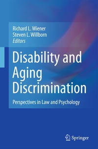Enlarge image Cover: Disability and Aging Discrimination - Springer