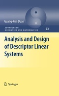 Cover: Analysis and Design of Descriptor Linear Systems - Springer