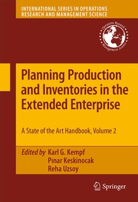 Enlarge image Cover: Planning Production and Inventories in the Extended Enterprise - Springer