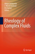 Cover: Rheology of Complex Fluids - Springer