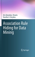 Cover: Association Rule Hiding for Data Mining - Springer