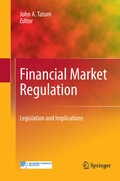 Cover: Financial Market Regulation - Springer