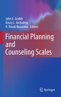 Cover: Financial Planning and Counseling Scales - Springer