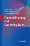 Cover: Financial Planning and Counseling Scales - Springer