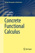 Cover: Concrete Functional Calculus - Springer