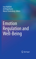 Cover: Emotion Regulation and Well-Being - Springer