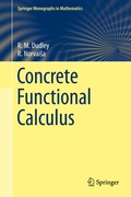 Cover: Concrete Functional Calculus - Springer