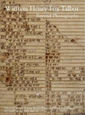 Cover: William Henry Fox Talbot - Yale University Press
