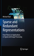 Cover: Sparse and Redundant Representations - Springer