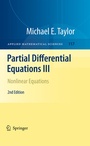 Cover: Partial Differential Equations III - Springer