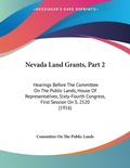 Bild: Nevada Land Grants, Part 2 - Kessinger Publishing