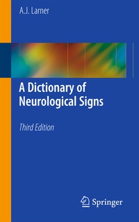 Bild: A Dictionary of Neurological Signs - Springer