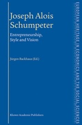 Cover: Joseph Alois Schumpeter - Plenum Publishing Corporation