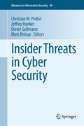 Cover: Insider Threats in Cyber Security - Springer
