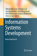 Cover: Information Systems Development - Springer