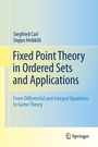 Cover: Fixed Point Theory in Ordered Sets and Applications - Springer