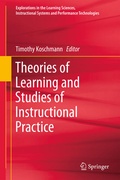 Cover: Theories of Learning and Studies of Instructional Practice - Springer