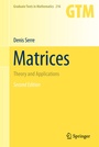 Cover: Matrices - Springer