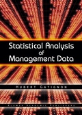 Cover: Statistical Analysis of Management Data - Plenum Publishing Corporation