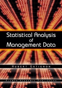 Enlarge image Cover: Statistical Analysis of Management Data - Plenum Publishing Corporation