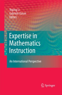 Enlarge image Cover: Expertise in Mathematics Instruction - Springer